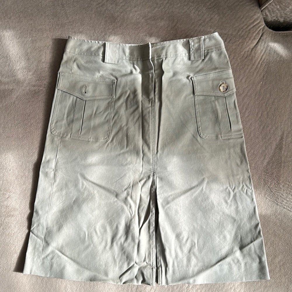 Theory Khaki Skirt